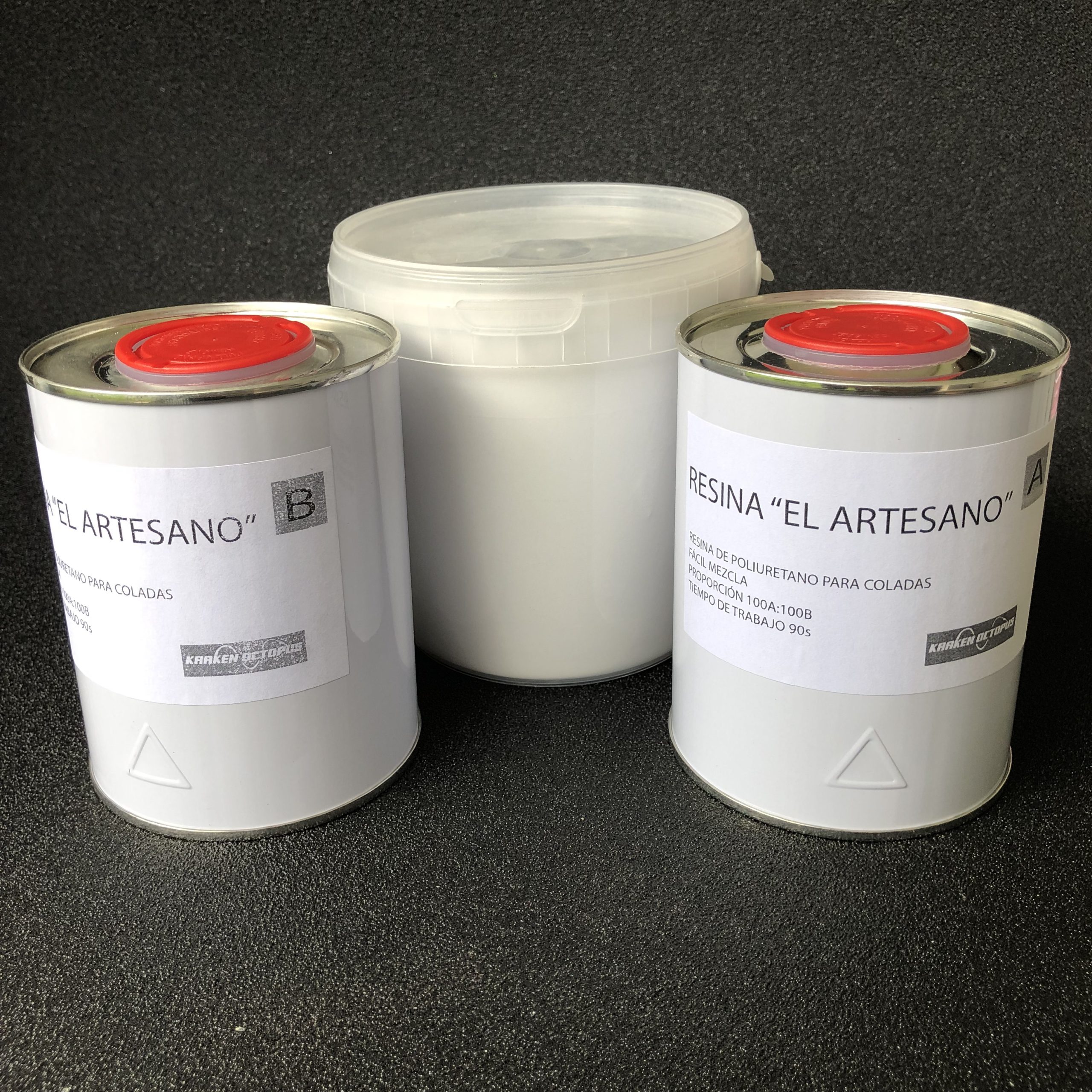KIT RESINA DE POLIURETANO LÍQUIDO 1KG + MICROESFERAS 1L