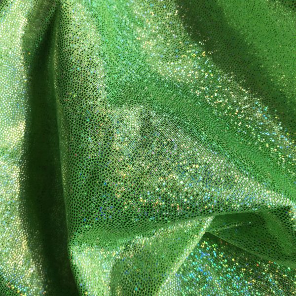 TELA HOLOGRÁFICA ESPECIAL BRILLO VERDE