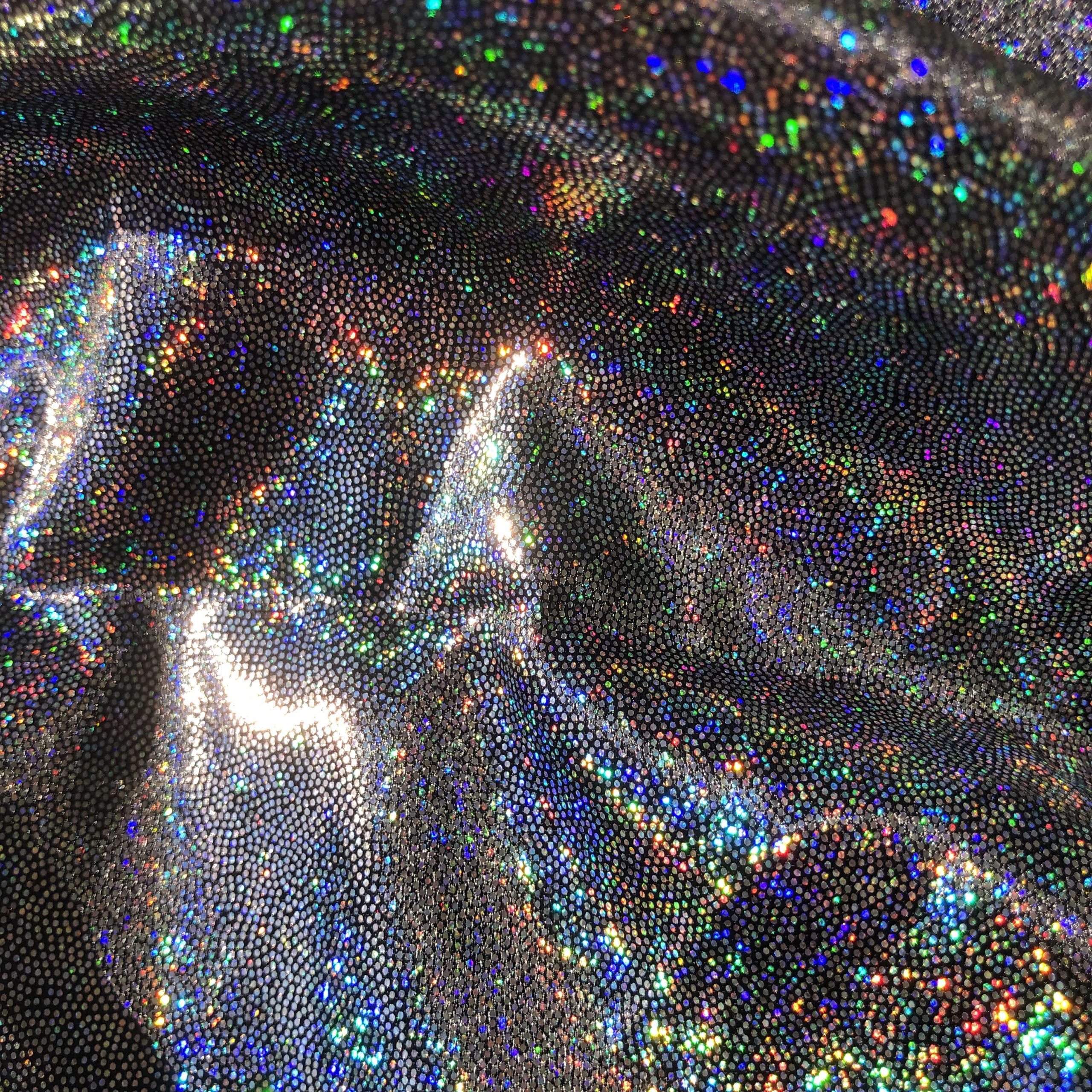 TELA HOLOGRÁFICA ESPECIAL BRILLO NEGRA