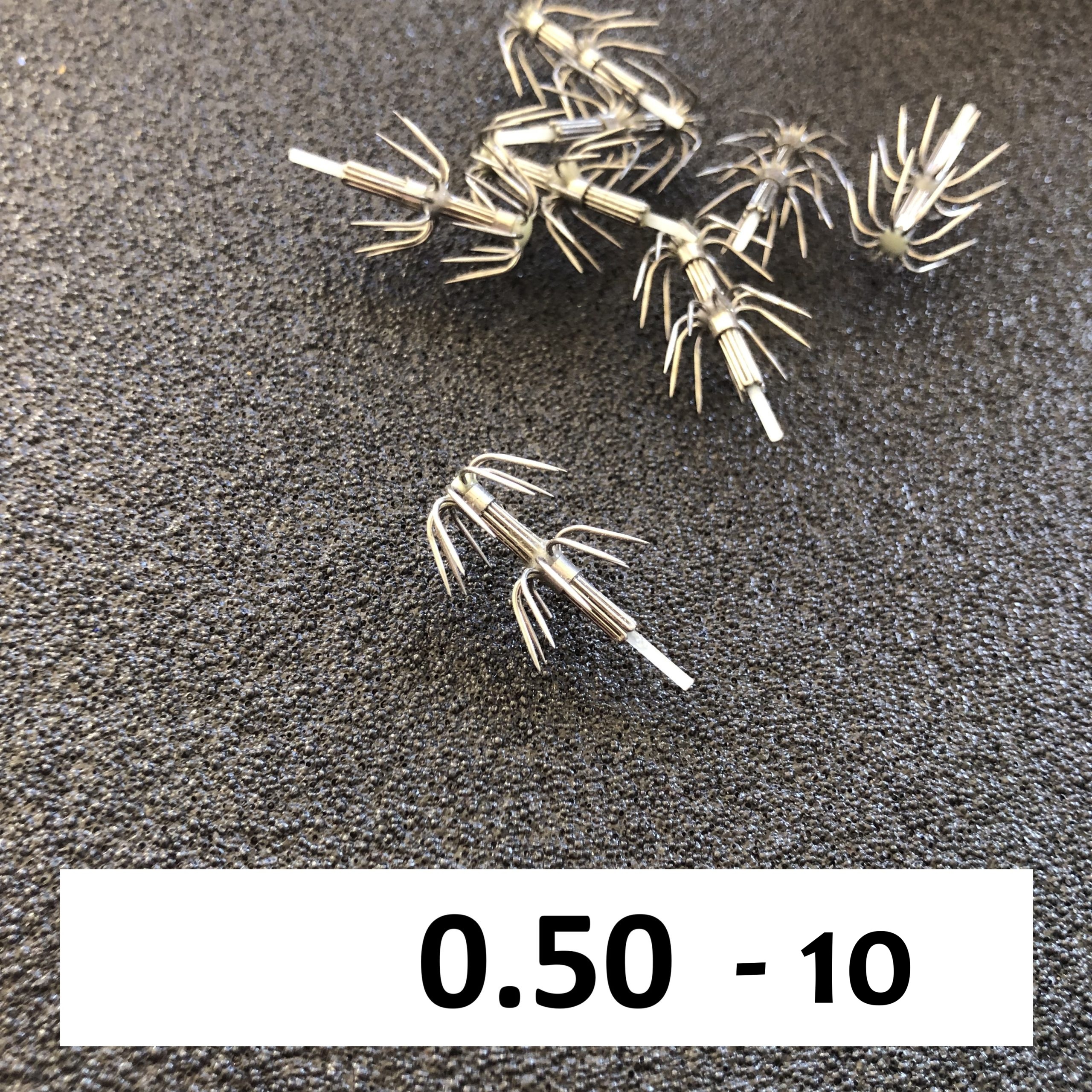 CORONA JAPONESA 0.50 (10 agujas) DOBLE MONTADA