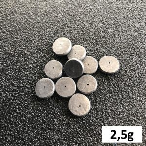 10 PLOMOS DE 2.5g