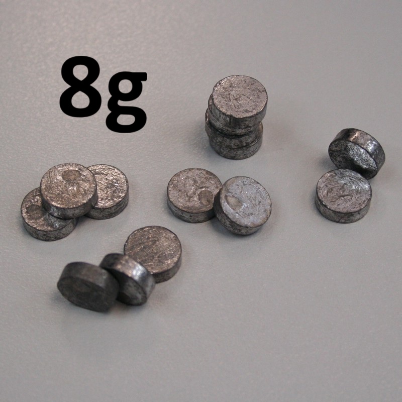 10 PLOMOS DE 8g