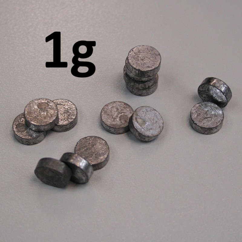 10 PLOMOS DE 1g