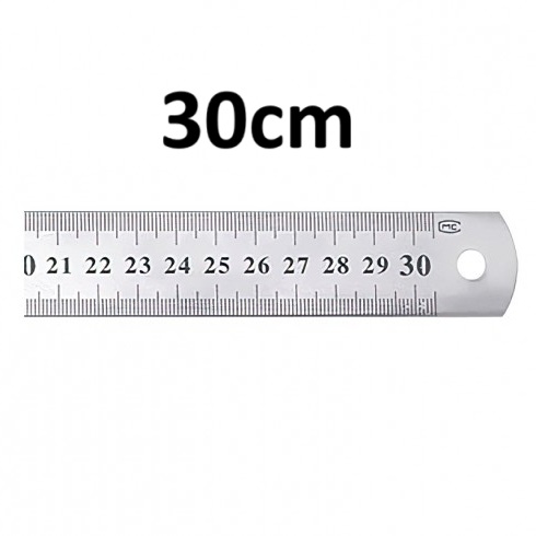 REGLA METÁLICA 30cm