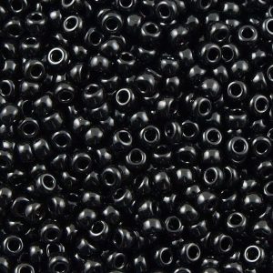 OJOS ABALORIOS NEGROS 2mm + 100 ALFILERES